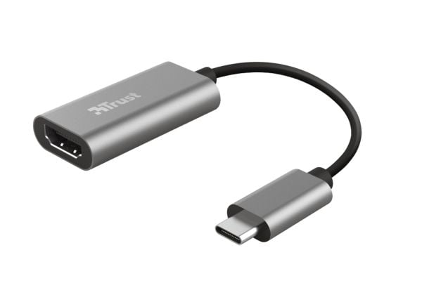 Trust Dalyx - Video adapter - HDMI hunn til 24 pin USB-C hann - 20 cm - 4K-støtte, 1080p-støtte