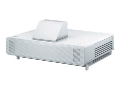 Epson EB-800F - 3 LCD-projektor - 5000 lumen (hvit) - 5000 lumen (farge) - Full HD (1920 x 1080) - 16:9 - 1080p - ultrakortkast linse - LAN - hvit
