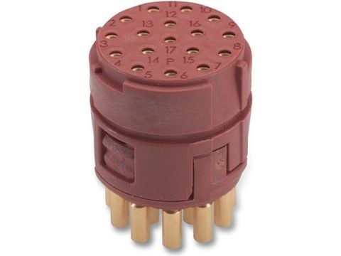 Lapp EPIC SIGNAL M23 KIT D6 17 POL, puristuspihdit, huuhtelu, kulta, 4 mO, 0,8 kV, 50 V