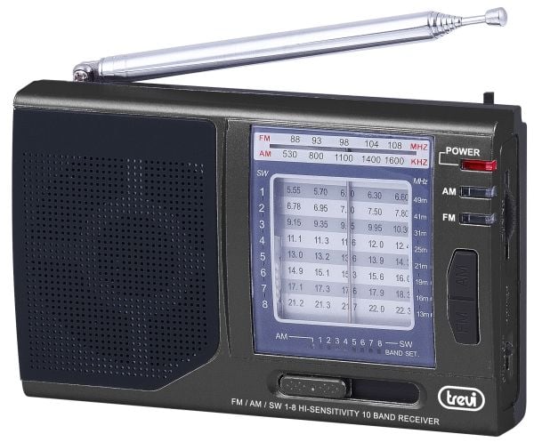 Trevi MB 728, Bærbar, Analog, AM, FM, SW, 87,5 - 108 MHz, 520 - 1620 kHz, 8550 - 22300 kHz