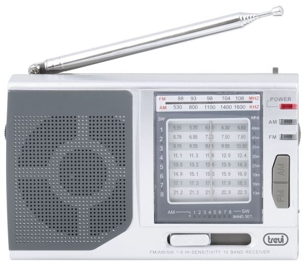 Trevi MB 728, Bærbar, Analog, AM, FM, SW, 87,5 - 108 MHz, 520 - 1620 kHz, 8550 - 22300 kHz