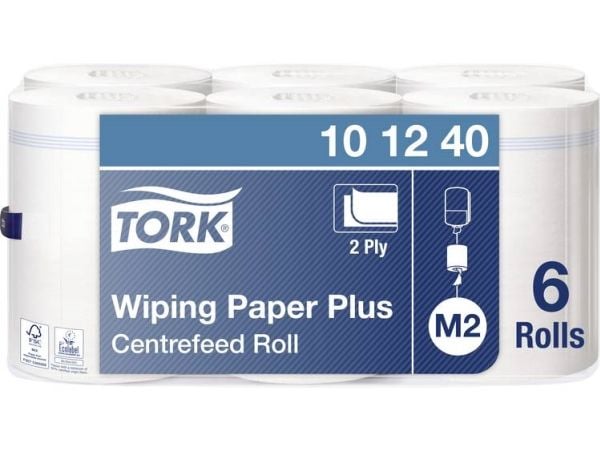 Tork 101240, Papir, Hvit, 570 mm, 380 mm, 215 mm, 8 kg