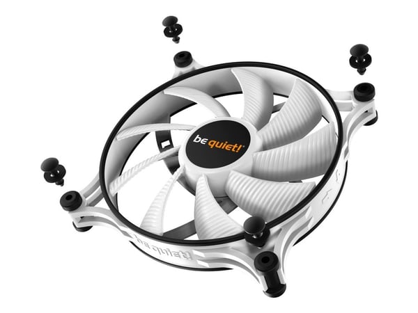 be quiet! Shadow Wings 2 - Kabinet-blæser - 140mm - 900 rpm - 14,7 dB - 49,8 kubikfod/min - Hvid