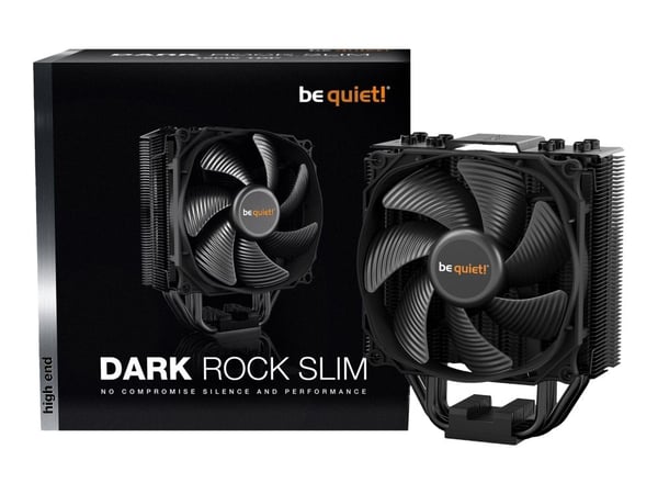 be quiet! Dark Rock Slim - Processor-Køler - LGA 1150 (stik H3), LGA 1151 (stik H4), LGA 1155 (Socket H2), LGA 1156 (Socket H), LGA 1200) - AM4 -  ...
