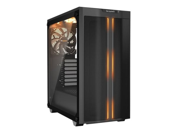 be quiet! Pure Base 500DX - Miditower - ATX - ingen strømforsyning - USB/Lyd - Sort - (Inkl. 3 x Pure Wings 2 blæsere)
