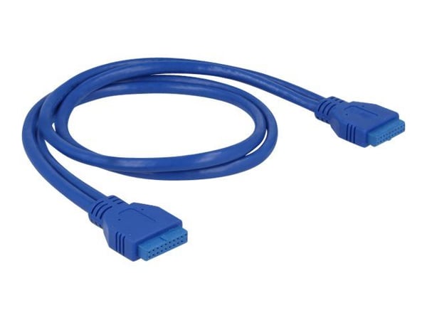 DeLOCK 63962, 8,89 cm (3.5"), I/O-porttien paneeli, Musta, Metalli, 5 Gbit/s, 102 mm