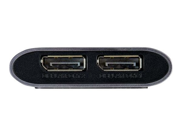 StarTech Thunderbolt 3 to Dual DisplayPort Adapter DP 1.4, Dual 4K 60Hz or Single 8K/5K Thunderbolt 3 to DP Adapter, TB3 to 2x DisplayPort Monitor ...
