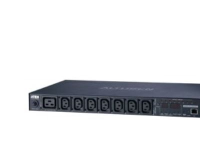 ATEN PE8208G eco PDU - Strømfordelerenhet (kan monteres i rack) - AC 100-240 V - 3840 watt - Ethernet 10/100 - inngang: IEC 60320 C20 - utgangskont...