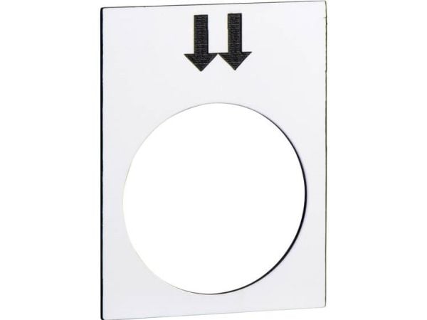 Schneider Electric ZB2BY4908, Valkoinen, 30 mm, 40 mm, 1 kpl, Tšekin tasavalta
