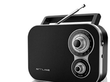 Muse M-051 R, Bærbar, Digitalt, FM, MW, Sort, Rotasjon, 1,5 V
