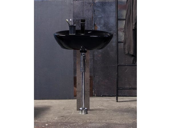 Gustavsberg GB41218051 53, Baderomsvask, Messing, Sort