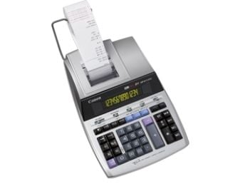 Canon MP1411-LTSC - Utskriftskalkulator - LCD - 14 sifre - AC-adapter, minnereservebatteri - sølvmetallfarge