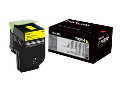 Lexmark 700H4 - High Yield - Keltainen - alkuperäinen - värikasetti LCCP - Lexmark CS310dn, CS310n, CS410dn, CS410dtn, CS410n, CS410dn, CS410dn, CS...