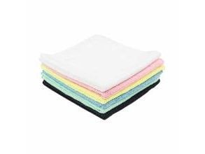 Microfiberklud Neutral 40x40cm Økotex sort,20 pk x 10 stk/krt