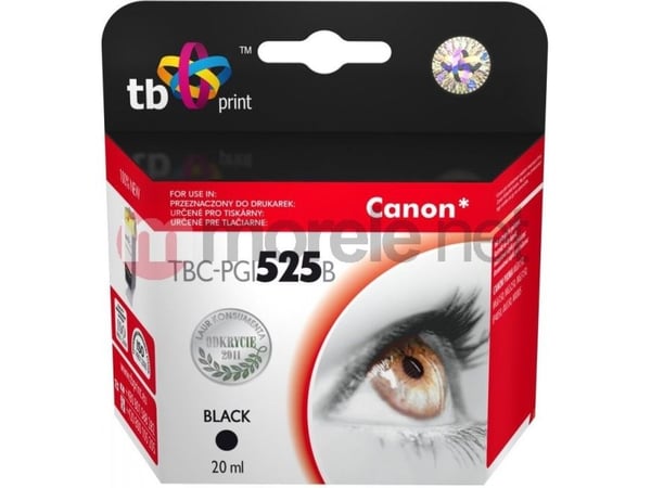 TB - 20 ml - svart - kompatibel - blekkpatron (alternativ for: Canon PGI-525BK) - for Canon PIXMA iP4950, iX6550, MG5350, MG6250, MG8150, MG8250, M...