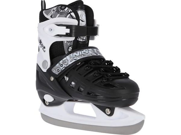 Nils Extreme NH10905 rullesko med utskiftbar plate justerbar sort/hvit str. 39-42