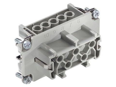 Lapp EPIC Kit H-BE 10 BS AG, Ruuvi, Upotus, 0.5 - 2.5 mm², 2 mO, 6 kV, 600 V