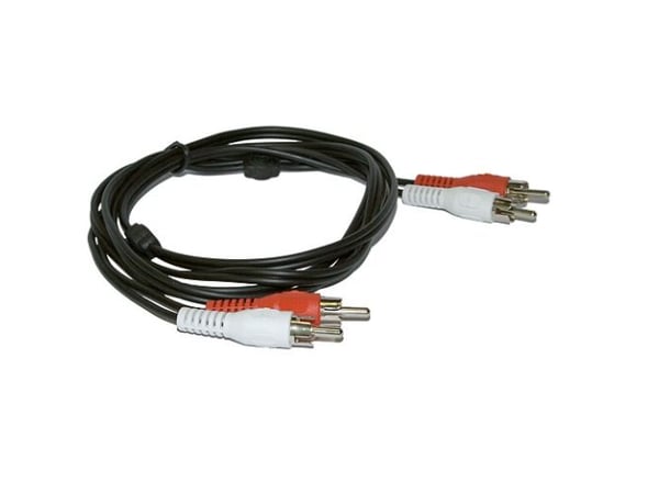 MicroConnect - Ljudkabel - RCA hane till RCA hane - 10 m
