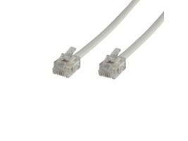 MicroConnect Modular - Telefonkabel - RJ-11 (6 pin) (hann) til RJ-11 (6 pin) (hann) - 2 m