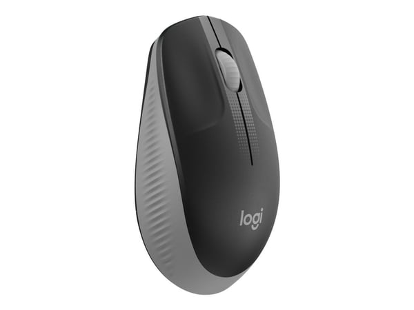 Logitech M190, Molempikätinen, Optinen, Langaton RF, 1000 DPI, Musta, Harmaa