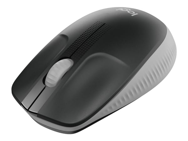 Logitech M190, Molempikätinen, Optinen, Langaton RF, 1000 DPI, Musta, Harmaa