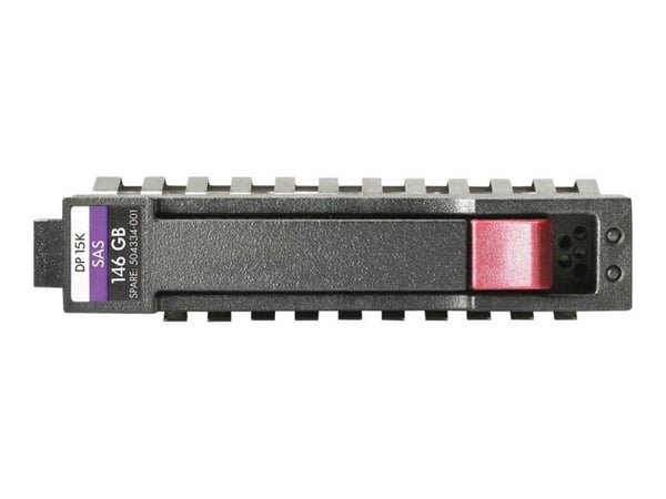 HPE Enterprise - Harddisk - 146 GB - hot-swap - 2.5" SFF - SAS 6Gb/s - 15000 rpm - Smart Buy - med HP SmartDrive-holder