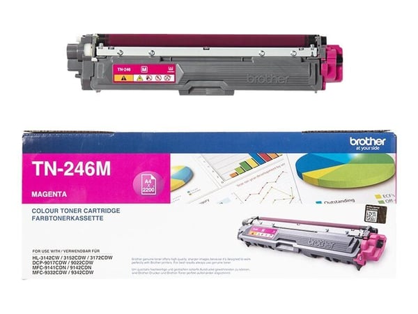 Brother TN-246M, 2200 sivua, Magenta, 1 kpl