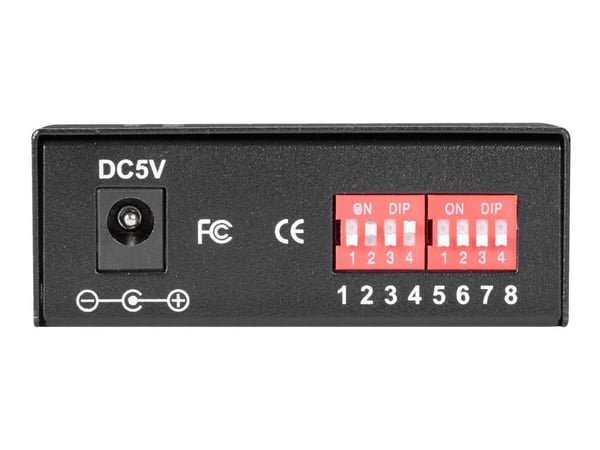 Black Box Pure Networking Kupari-kuitu mediamuunnin 10/100BASE-TX - 100BASE-FX, Multimode SC, 1310-nm, 2-km - Fibermedieomformer - 100Mb LAN - 10Ba...