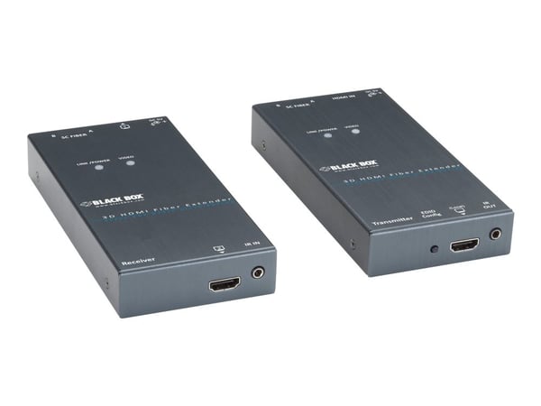 Black Box 3D HDMI Fiber Extender - Video/lyd-forlenger - fiberoptisk - opp til 1.6 km - TAA-samsvar