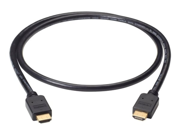 Black Box HDMI M/M 1m, 1 m, HDMI-tyyppi A (vakio), HDMI-tyyppi A (vakio), 2000 x 4000 pikseliä, 3D, Musta