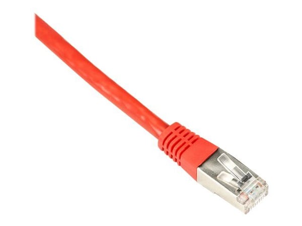 Black Box - Nettverkskabel - RJ-45 (hann) til RJ-45 (hann) - 60 cm - skjermet, beskyttet tvunnet parkabel (STTP) - CAT 6 - solid, flertrådet - rød