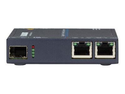 Black Box - Fibermedieomformer - 1GbE - 10Base-T, 100Base-TX, 1000Base-T - RJ-45 / SFP (mini-GBIC) - TAA-samsvar
