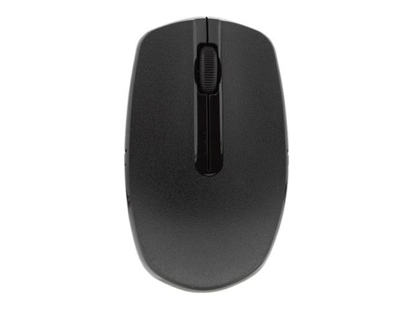 DELTACO MS-798 - Mus - optisk - 3 knapper - trådløs - USB trådløs mottaker - svart