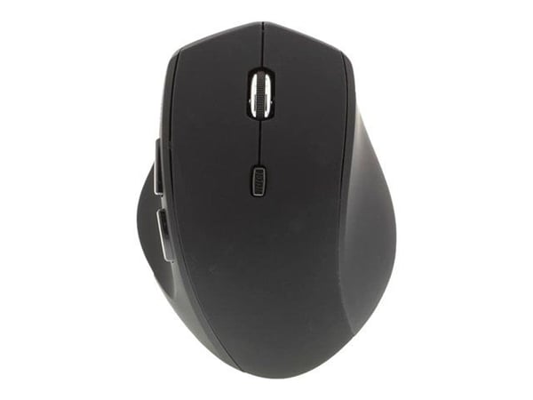 DELTACO MS-805 - Mus - optisk - 5 knapper - trådløs - USB trådløs mottaker - svart