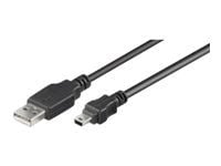 MicroConnect - USB-kaapeli - mini-USB tyyppi B (uros) - USB (uros) - 3 m
