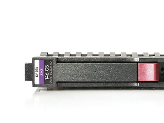 HPE Enterprise - Harddisk - 146 GB - hot-swap - 2.5" SFF - SAS 6Gb/s - 15000 rpm - Smart Buy - med HP SmartDrive-holder