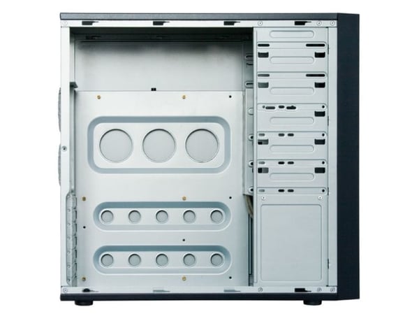 Chieftec Mesh Series CQ-01B-U3 - Tower - ATX - ingen strömförsörjning - svart - USB/ljud