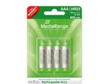 MediaRange - Batteri 4 x AAA - NiMH - (ladbare) - 800 mAh