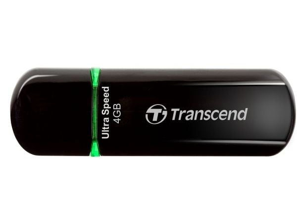 Transcend JetFlash 600 - USB flash-enhet - 8 GB - USB 2.0 - blå