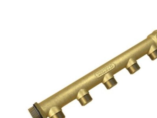 WAVIN 3/4" fördelarrör m/kontram. 5 uttag 1/2"