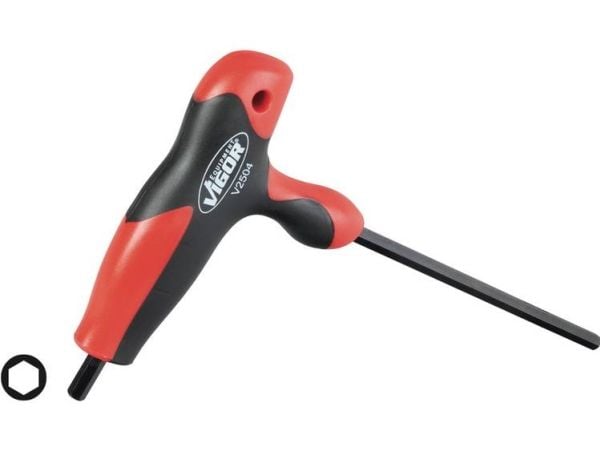 Vigor V2507, 16 cm, Sort, Rød
