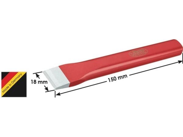 Vigor V1221, Kylmätaltta, Tasataltta, 150 mm, 1,8 cm