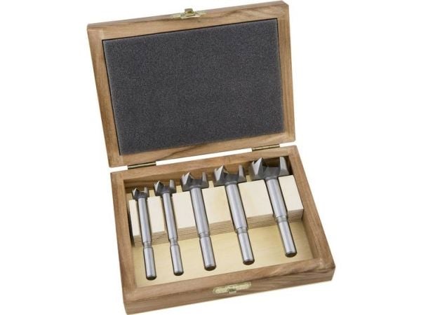ALPEN Drills 0023900005100, Drill, Drill bit set, Høyrehåndsrotasjon, 90 mm, Sponplate, Fibre board, Løvtre, Mykt tre, Triangel skaft