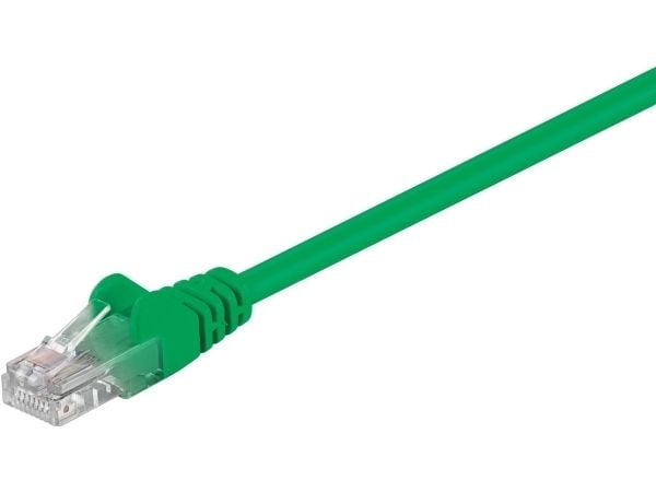 Microconnect UTP520G, 20 m, Cat5, U/UTP (UTP), RJ-45, RJ-45, Vihreä