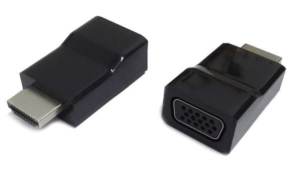 Gembird A-HDMI-VGA-001 - Videoadapteri - HD-15 (VGA) hun til HDMI han
