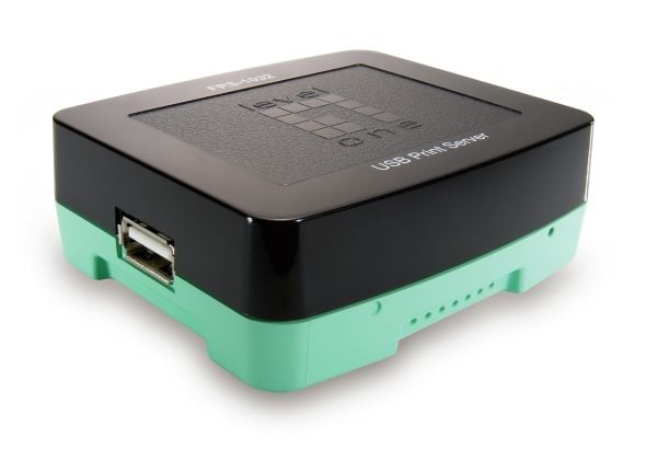 LevelOne FPS-1032 - Skriverserver - USB 2.0 - 10/100 Ethernet