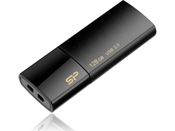 SILICON POWER Blaze B05 - USB-flashstasjon - 128 GB - USB 3.0 - klassisk svart