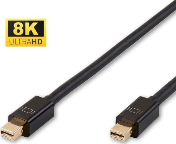 MicroConnect - DisplayPort-kabel - Mini DisplayPort (M) festet til Mini DisplayPort (M) festet - DisplayPort 1.4 - 1.0m - støtter 8K 60 Hz (7680 x ...