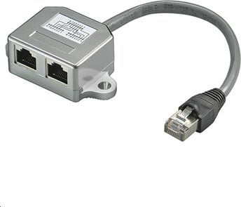 MicroConnect Y-ADAPTER - ISDN-splitter - RJ-45 (hunn) til RJ-45 (hann) - CAT 5
