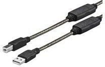 VivoLink - USB-kabel - USB (hann) til USB-type B (hann) - USB 2.0 - 20 m - aktiv